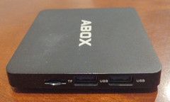 ABOX A1 Android TV Box OTT Media Player w/ Power Supply Tested Working