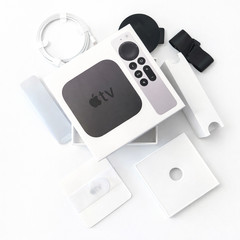 APPLE TV 4K 64GB BOX + ACCESSORIES ONLY PACKAGING + CABLE – NO DEVICE FREE SHIP!