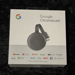 Google Chromecast 1080p Wi-Fi HDMI Streaming Media Player Black GA00439-US
