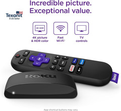 Express 4K+ | Streaming Device 4K/HDR with Voice Remote, Free & Live TV