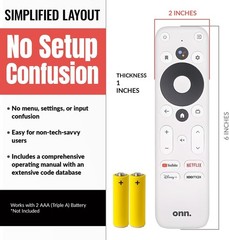Ergonomic MECOOL KM2 Remote Control for Seamless 2K FHD & 4K UHD Streaming