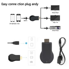✨M9 + Air Play HD TV Stick WIFI Display Receiver Dongle Streamer