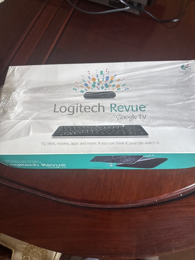 Logitech Revue Google TV Box w/ Keyboard Controller K700 Harmony Compatible Test