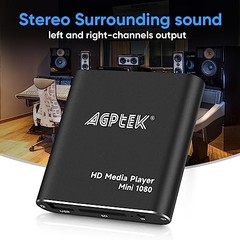 1080p Mini HDMI Media Player – Ultra HD Digital Player for MKV, RM, USB & SD Car