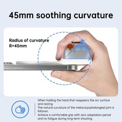 MagSafe Compatible Fun Photography Grip: MFi Certified Wireless Bluetooth Stabil