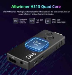 Smart TV Stick Android 13 Dual Wifi BT5 4k W/ Voice/Infrared Remote Control