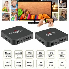 Smart TV Box S905W 8GB/16GB Android 7.1 EMMC Support 2.4GHz WiFi 4K 5Core GPU