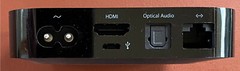 Apple TV (3rd Gen) 1080P or 720P video, Model A1427, MD199LL/A, Optical Audio