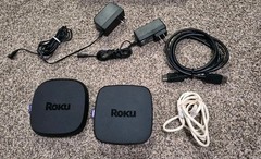 2 Genuine Roku Ultra 4K Streaming Model 4800X/4630X No Remote & A/c Cord/cable