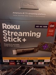Roku Streaming Stick Plus 3810R 4K HDR Voice Remote With TV Controls