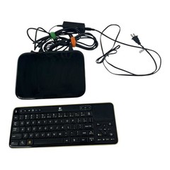 Logitech Revue Google TV D-R0001 with Keyboard Power Adapter & 2 HDMI Cords