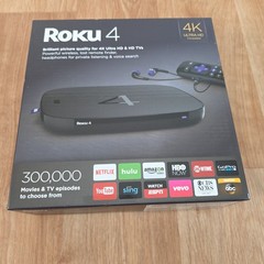Roku 4 Streaming Media Player 4K Ultra HD, 4400R