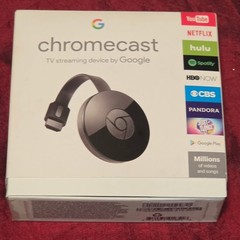Chromecast HDMI TV Streaming Device Google 1080P HD EUC