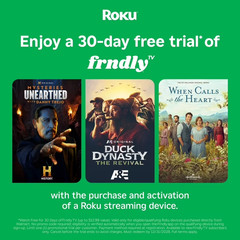 ​Roku Streamer Plus 4K HDR Streaming Device Media Player Voice Remote black New