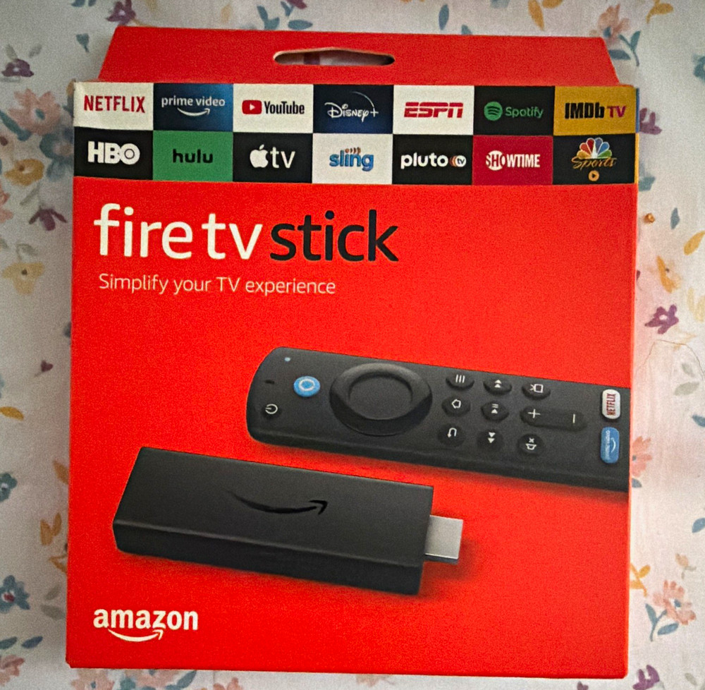 Amazon Fire TV Stick Black Streaming Dongle w/ Alexa Voice Remote, Dolby Atmos