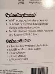IOGEAR Wireless Media Hub Model GWFRSDU. SD / USB Input. NEW SEALED PACKAGE