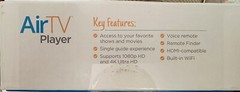 AirTV Streaming Media Player HD 4K Sling Netflix Google Play UIW4010ECH