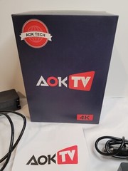 Pair of AOK TV 4k box android 16G eMMC 1G DDR3 with remotes
