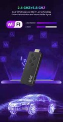 Smart TV Stick Android 13 Dual Wifi BT5 4k W/ Voice/Infrared Remote Control