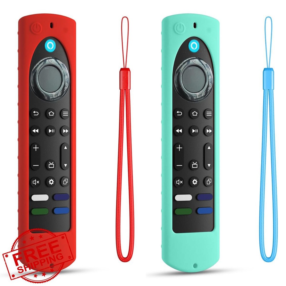 DUOLAXMENG Fire TV Stick 4K Max 2nd Gen Case Red+Mint