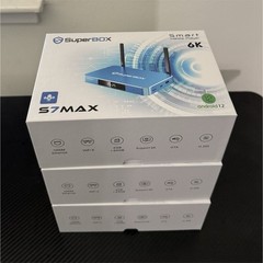 SuperBOX S7 MAX 4GB+64GB 6K Android 12 Wi-Fi 6 Ethernet Streaming Box