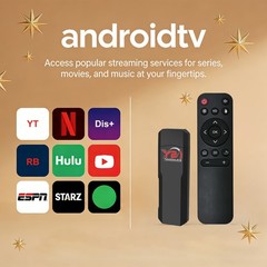 4K HDR Android TV Stick 2+16GB Dual WiFi BT Streaming Media Player Dongle