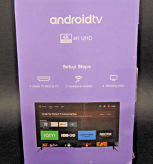 NIB – H96MAX AndroidTV 4K Video TV Stick – Google Voice Assistant