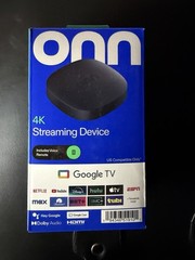 onn 4K Streaming Device, Google TV – Fast Streaming, Ultra HD, 8GB Storage, 2GB
