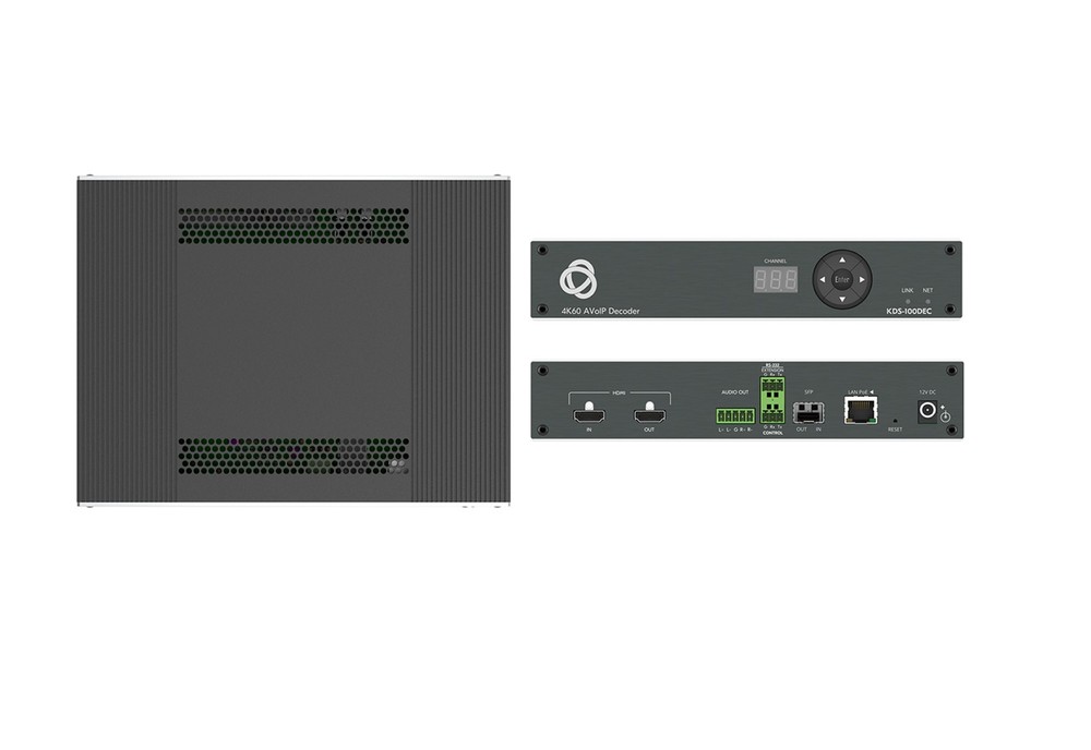 Kramer KDS-100DEC AV Over IP Decoder 4K / 1GbE / PoE+