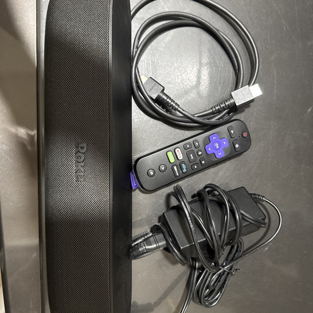 Roku Streambar 9102X/9102R 4K HDR Media Streamer Audio Bar w/ Voice Remote