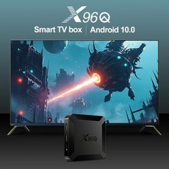 Hot X96Q Android 10.0 Fast Smart TV BOX 2GB 16GB Allwinner H313 Quad Core 4K 2.4