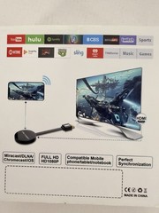 Victony Wireless Display Dongle 1080P HDMI Receiver Chromecast Miracast AirPlay