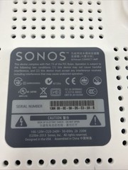 Sonos Connect:Amp White/Gray S2 Digital Media Streamer FOR PARTS/REPAIR
