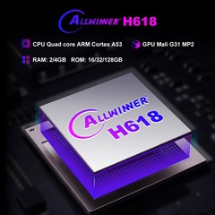 TV Box H96 MAX H618 PLUS 8K Android14.0 Allwinner H618 BT5.4 WiFi6 Mouse Assista