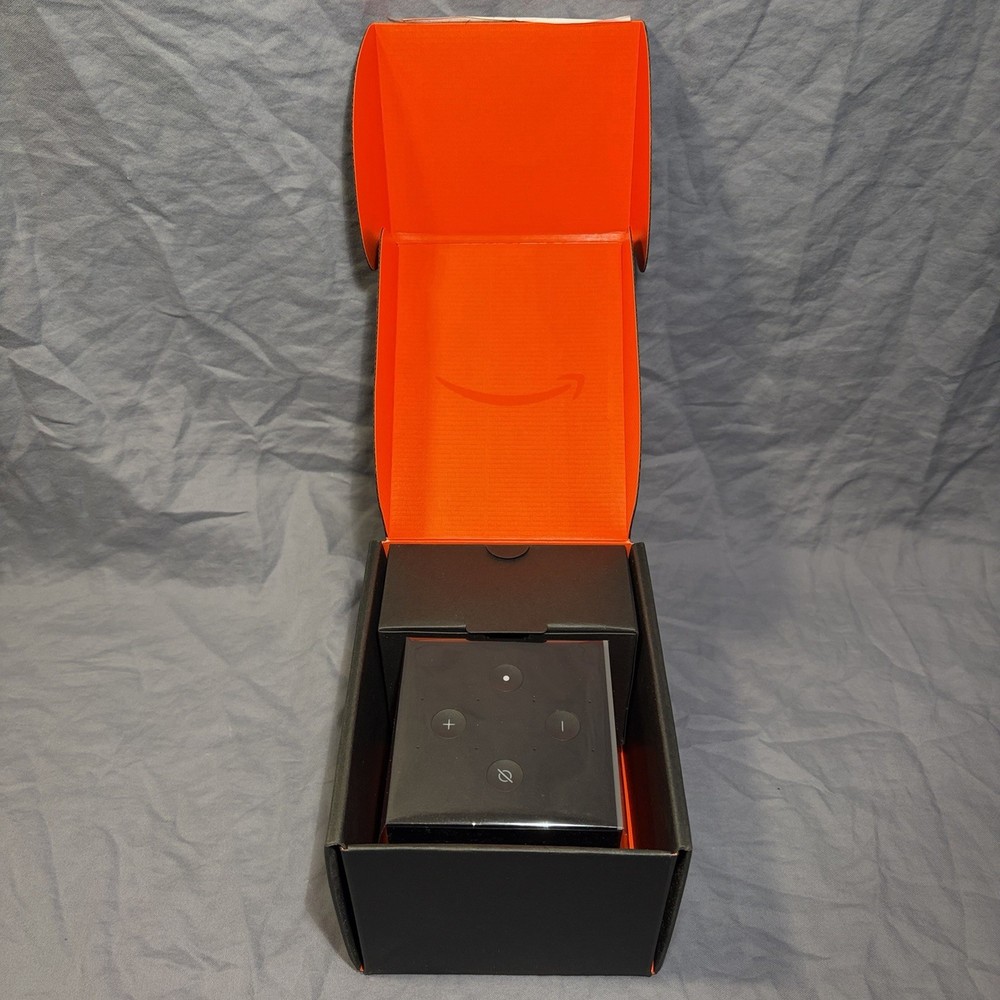 Amazon Fire TV Cube 2nd Gen 4K UHD Streaming Media Player Open Box Mint