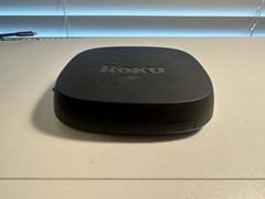Roku Ultra 4K Streaming Media Player (Model 4800X) with remote, power, and HDMI