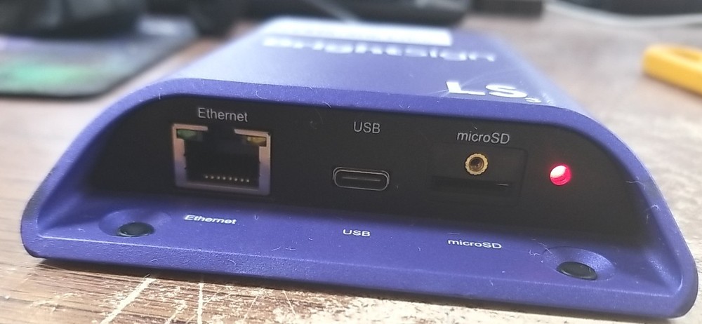 BrightSign LS3 LS423 Standard I/O Player (Purple). Unit ONLY! *READ⬇️*