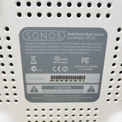Sonos Connect Amp S1 Gen 1 ZP120 Zone Player S1 App Only Stream Amp