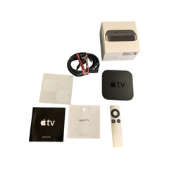 Apple TV Model A1469 Part # MD199LL/A Black & Remote