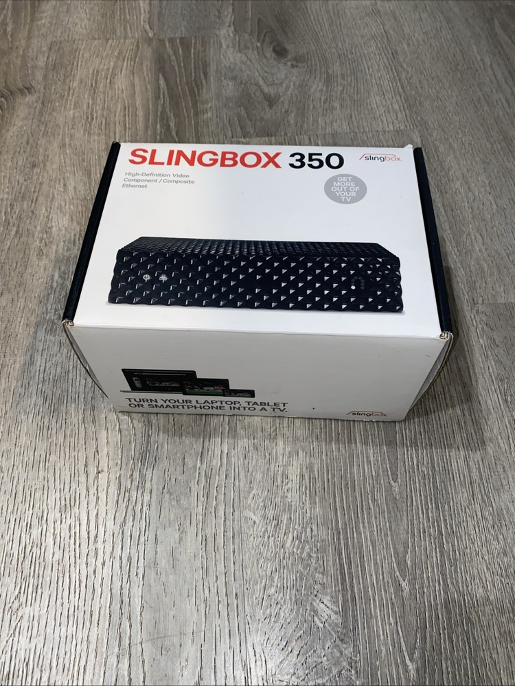 Slingbox 350 – SB350 – Black Digital HD Media Streamer (2012) – New