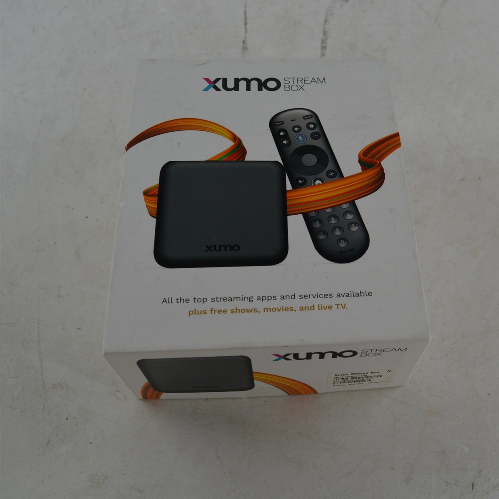 Xumo Stream Box XiOne-SC 4K Streaming Media Player HDR WiFi HDMI Black Remote