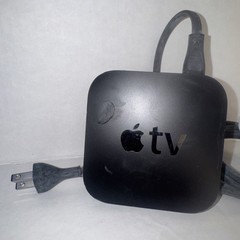 Apple TV HD 4th Generation 32GB Media Streamer 1080p A1625 W Adapter – No Remote