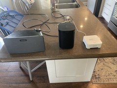 Sonos PLAY:3 wireless – One SL wireless – Sonos Bridge (model number BR100).