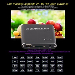 HD Video Player 4K High Resolution Mini Streaming Media Player For HD Multi AEGA