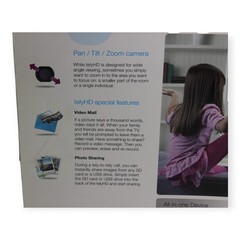 telyHD HD 720p Skype Video Calling Media Streamer for HDTV w/ Camera, Mic, Wi-Fi