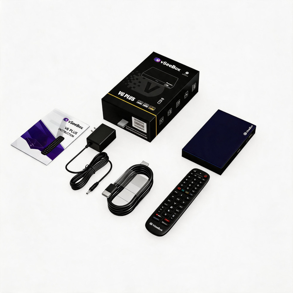 2026 vSeeBox V6 Puls – Streaming Smart Media Device – Free Same Day Shipping