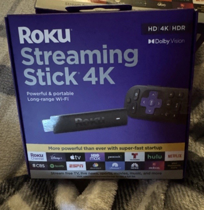 Roku Streaming Stick 4K 3820 HDR Media Streamer