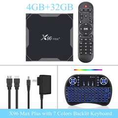 X96 Max Plus Smart TV Box 1000M Android 9.0 Amlogic S905x3 8K Media Player 4GB R