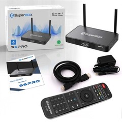 BLACK SuperBox S6 Pro 6K 4G 32G, Wi-Fi 6 Time Shift Brand New Free Shipping air
