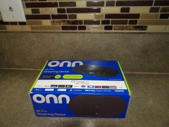 New Onn 4K Pro Streaming Device 32GB Storage 3GB RAM Smart Google TV Box